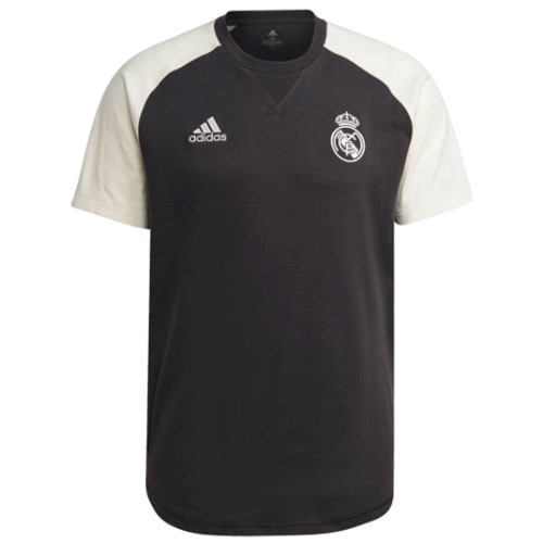 Trainingsshirt Real Madrid 2021-22 Schwarz Weiß